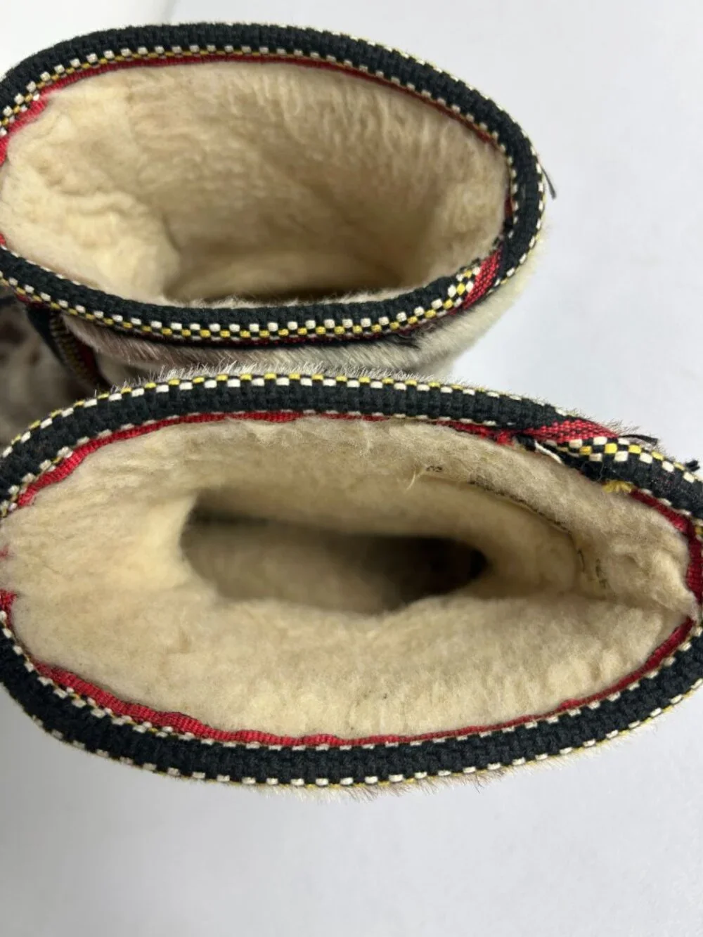 Vintage 70s Women's Dunham’s Eskipades Faux Fur Mukluk Après Ski Boots - Sz 8